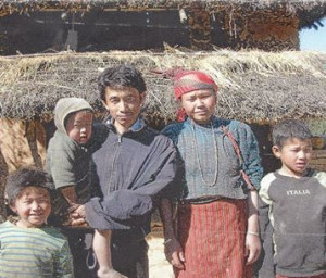 A family in Nepal