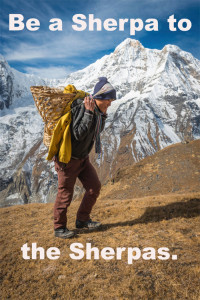 Be a Sherpa